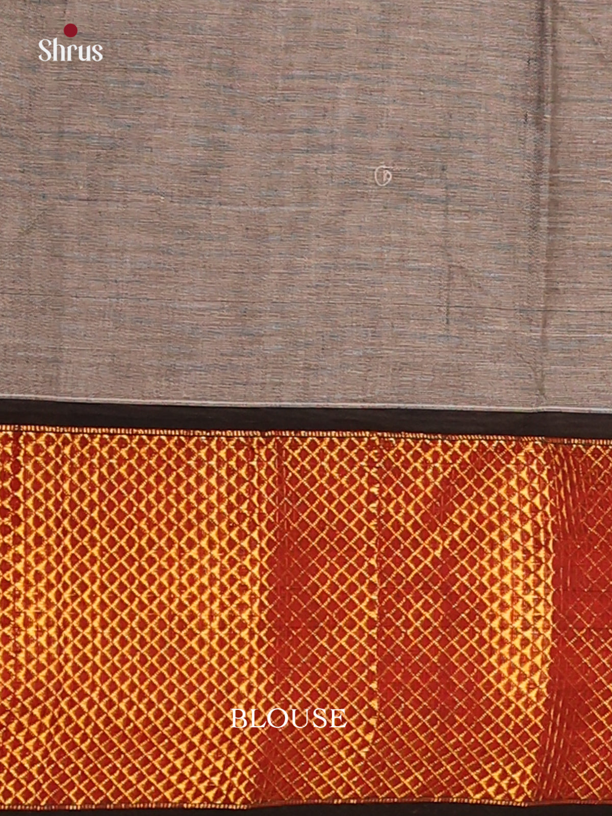 Grey with Black - Narayanpet Cotton Saree - Shop on Shrus.com