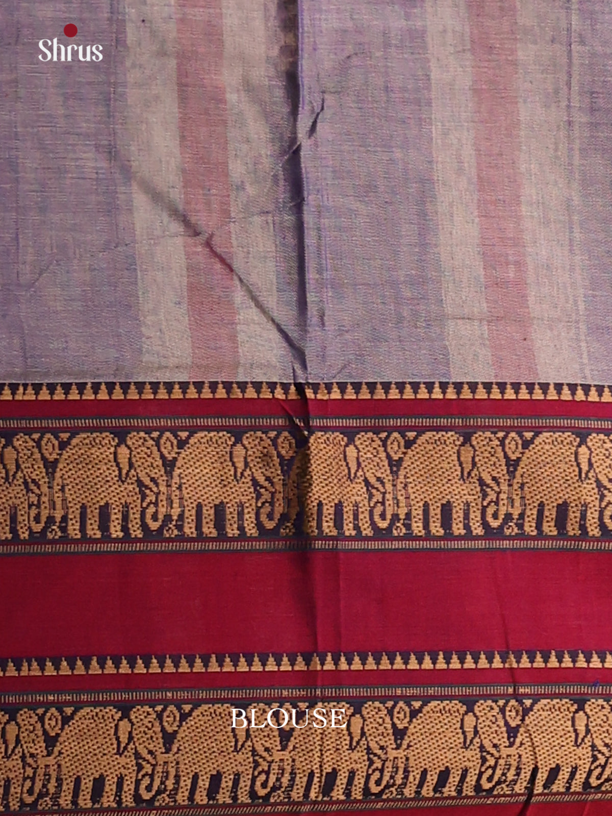Purple & Maroon - Narayanpet Cotton Saree - Shop on Shrus.com