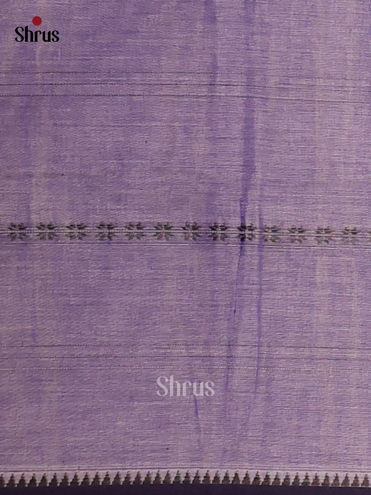 Purple with Black - Narayanpet Cotton Saree - Shop on Shrus.com