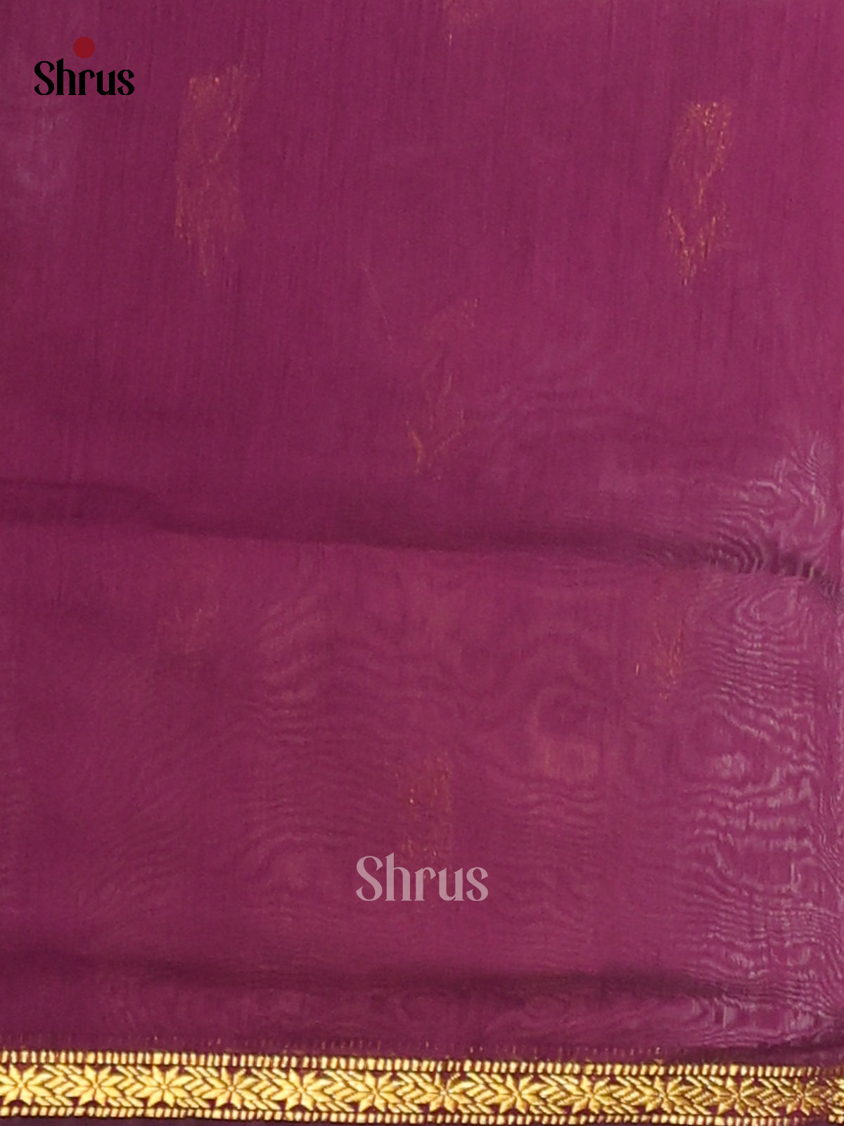 Mustard & Violet- Semi Maheshwari Saree - Shop on Shrus.com