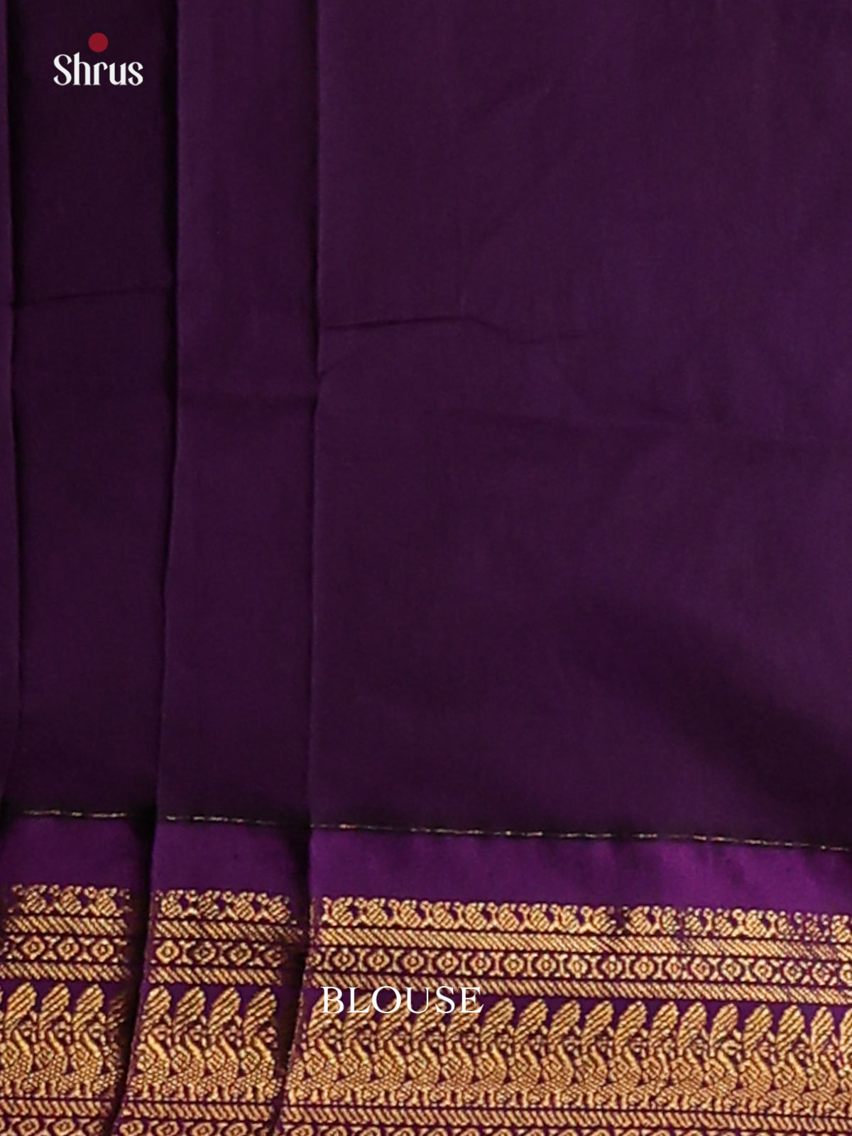 Beige with Violet- Kalyani Cotton Saree - Shop on Shrus.com