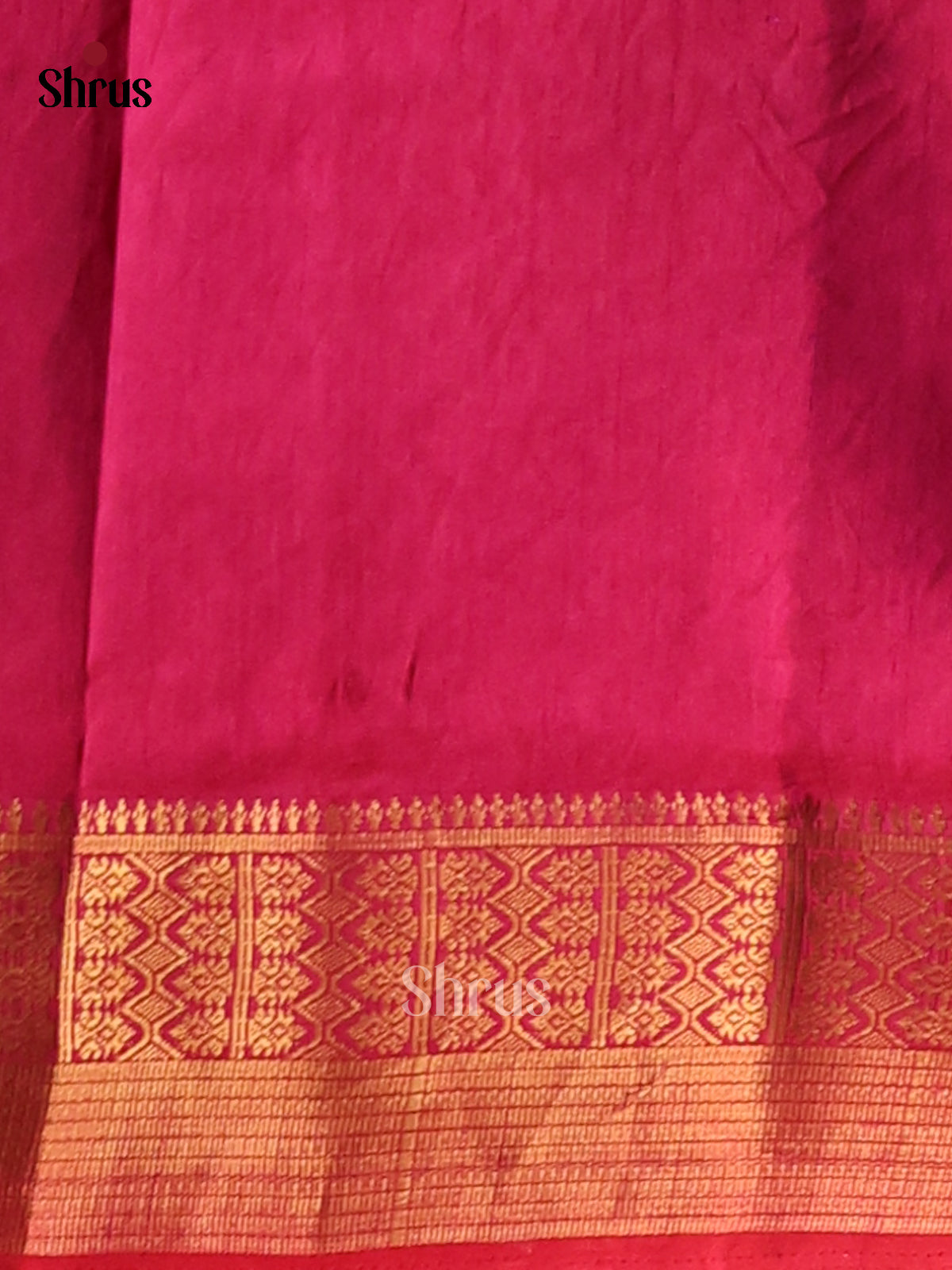 Purple with Pink- Semi Patola Saree - Shop on Shrus.com