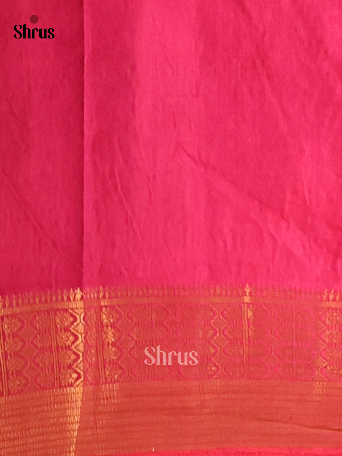Purple with Pink - Semi Patola Saree - Shop on Shrus.com