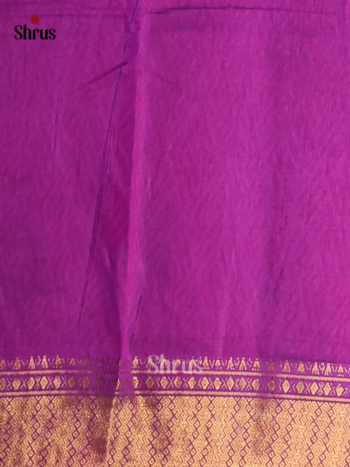 Blue & Purple - Semi Patola Saree - Shop on Shrus.com