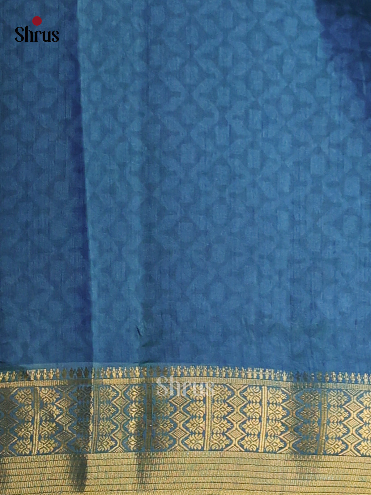 Green & Blue - Semi Patola Saree - Shop on Shrus.com