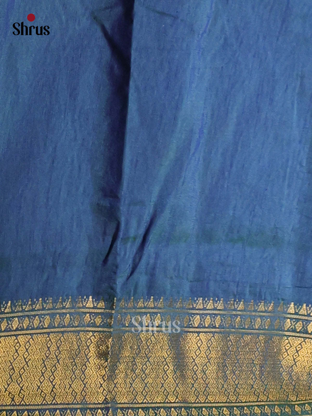 Green with Blue- Semi Patola Saree - Shop on Shrus.com