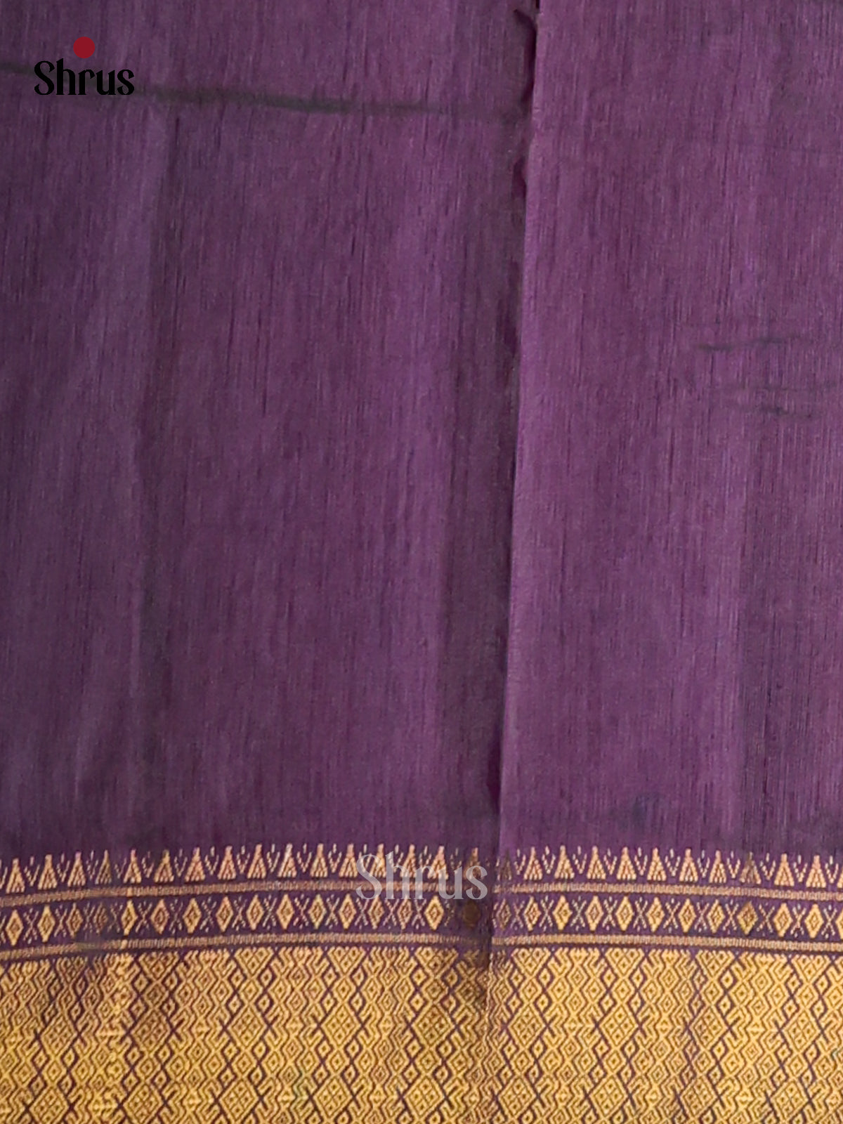 Blue with Purple - Semi Patola Saree - Shop on Shrus.com