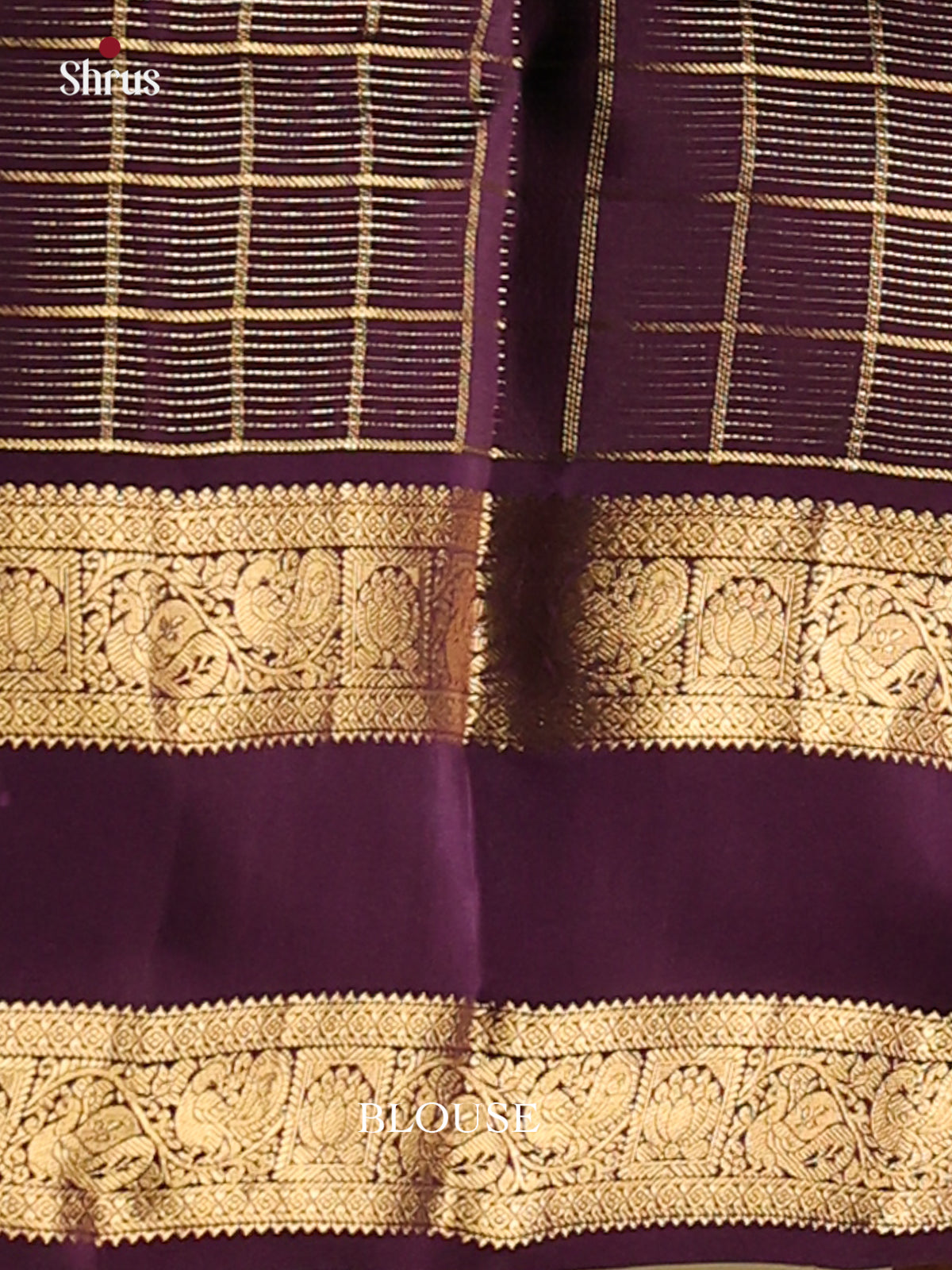 Green & Violet - Kanchipuram-halfpure Saree - Shop on Shrus.com