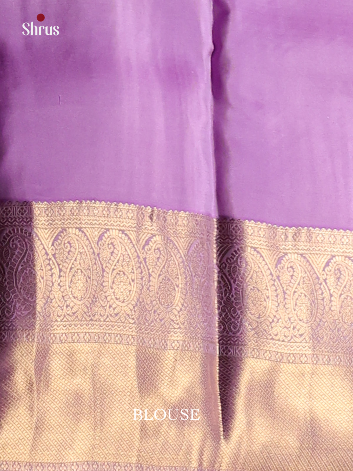 Pink & Purple - Kanchipuram-halfpure Saree - Shop on Shrus.com