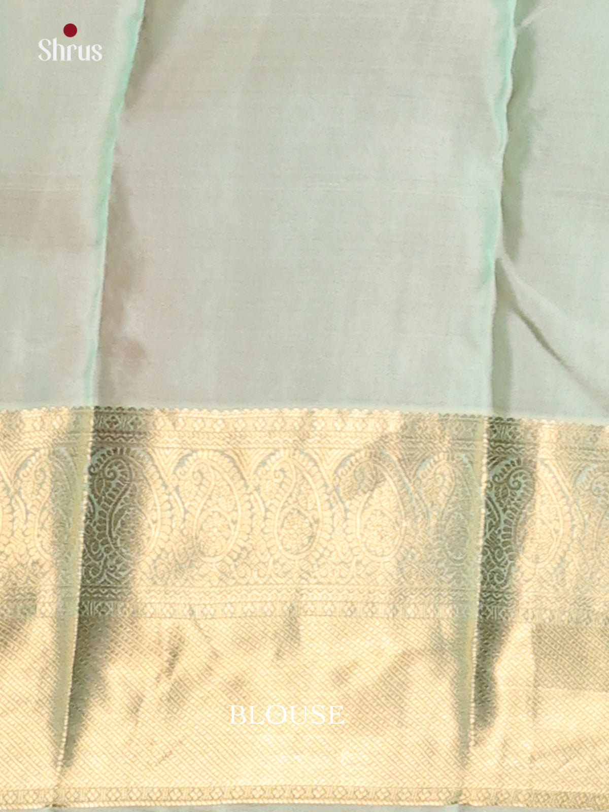 Pastel Green & Pink - Kanchipuram-halfpure Saree - Shop on Shrus.com