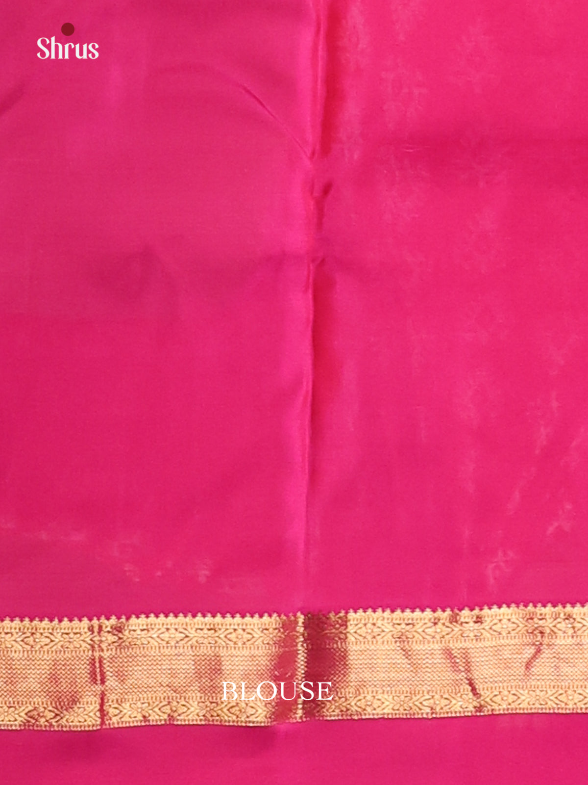 Orange & Pink- Kanchipuram-halfpure Saree - Shop on Shrus.com