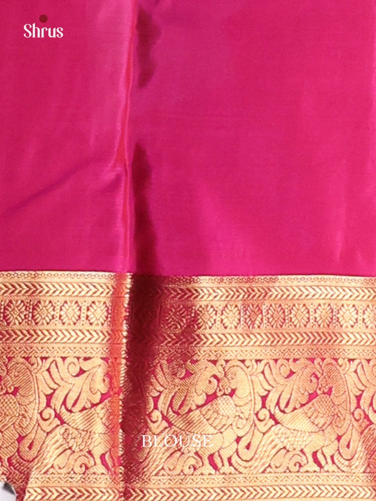 Brown & Majenta - Kanchipuram-halfpure Saree - Shop on Shrus.com