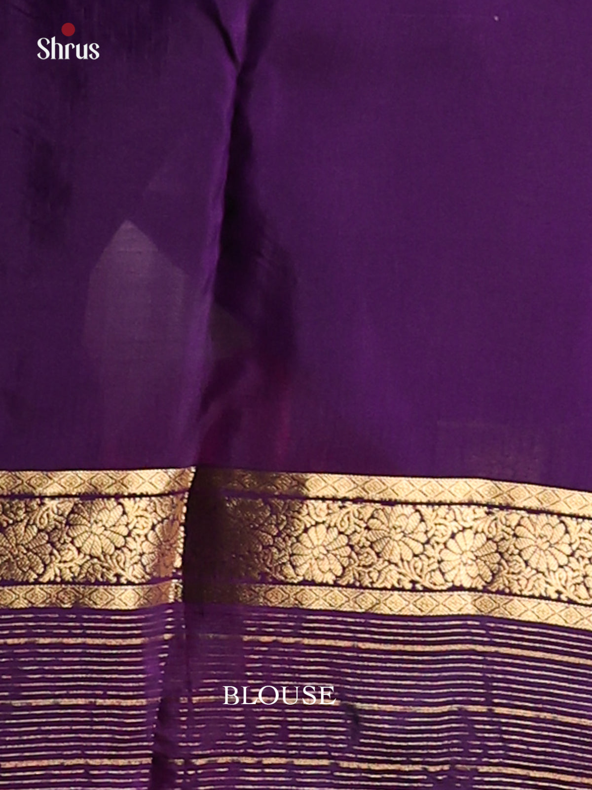 Lavender & Violet - Kanchipuram-halfpure Saree - Shop on Shrus.com