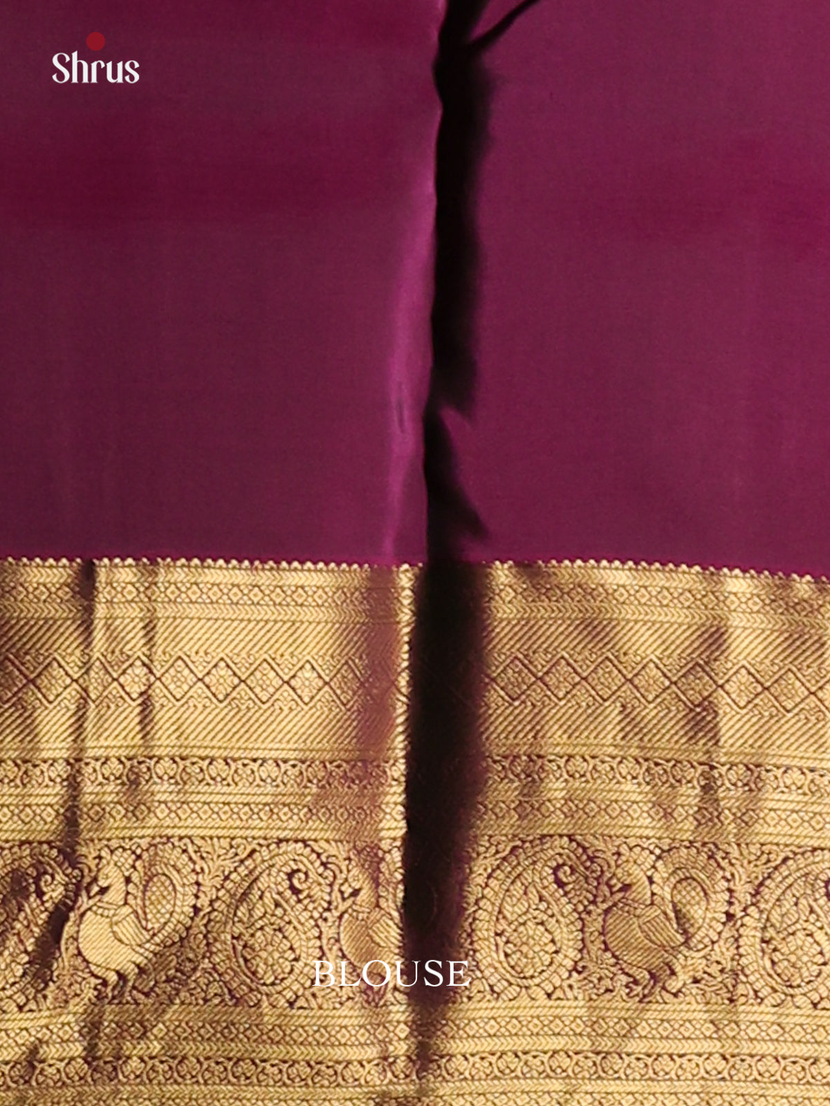 Green & Purple - Kanchipuram-halfpure Saree - Shop on Shrus.com