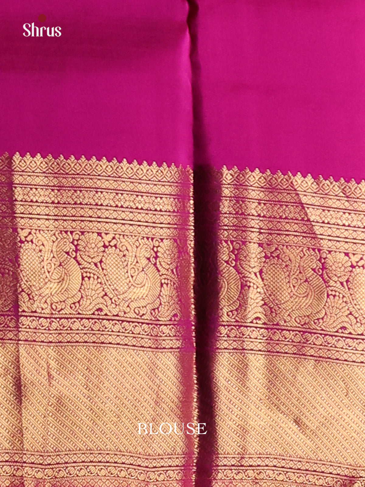 Violet & Majenta - Kanchipuram-halfpure Saree - Shop on Shrus.com