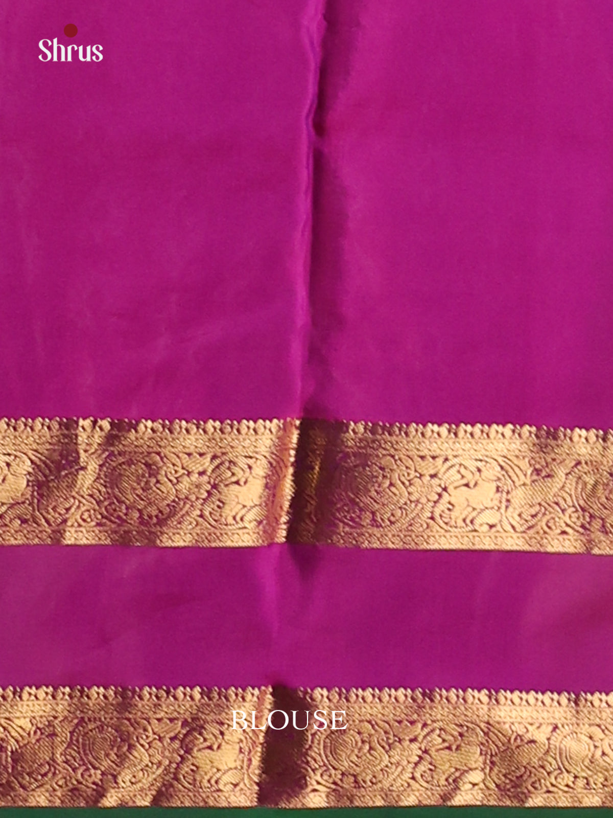 Lavender & Purple- Kanchipuram-halfpure Saree - Shop on Shrus.com
