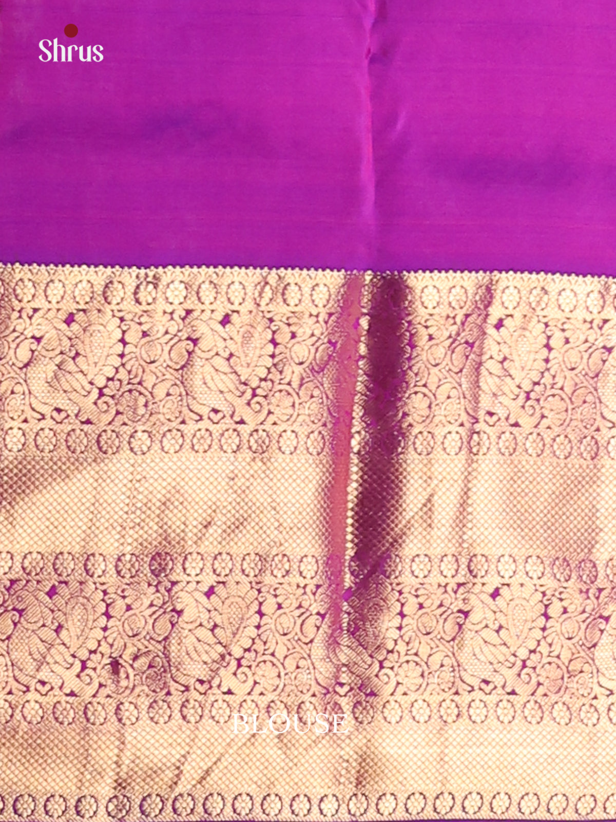 Violet(Single Tone) - Kanchipuram-halfpure Saree - Shop on Shrus.com