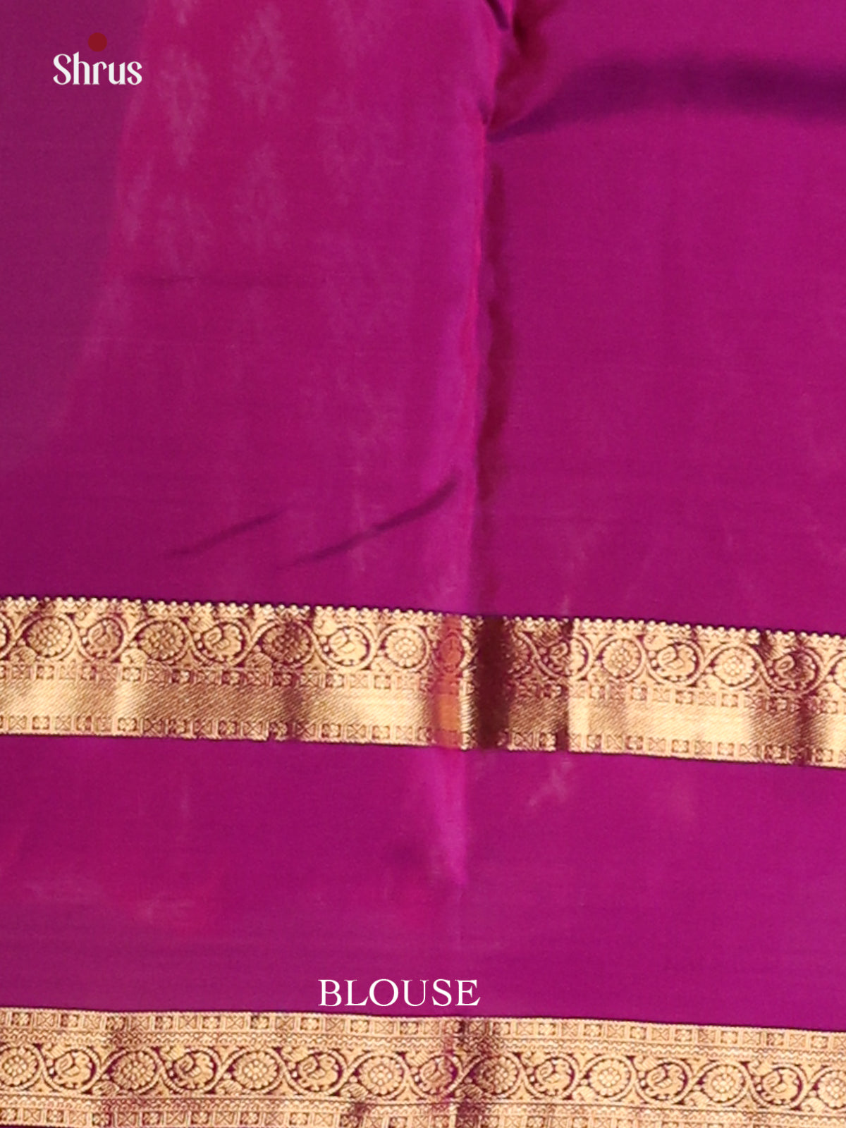Red & Purple - Kanchipuram-halfpure Saree - Shop on Shrus.com