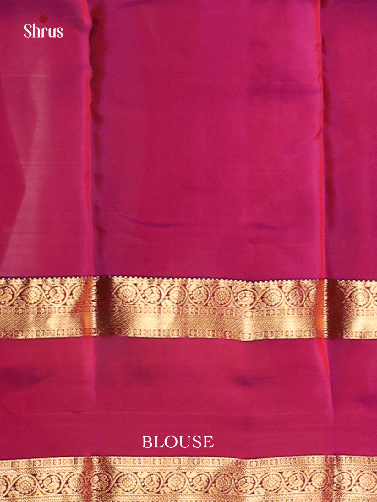 Double Shaded Green & Purple - Kanchipuram-halfpure Saree - Shop on Shrus.com