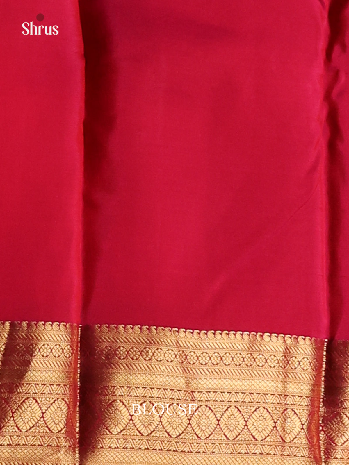 Orange & Red  - Kanchipuram-halfpure Saree - Shop on Shrus.com