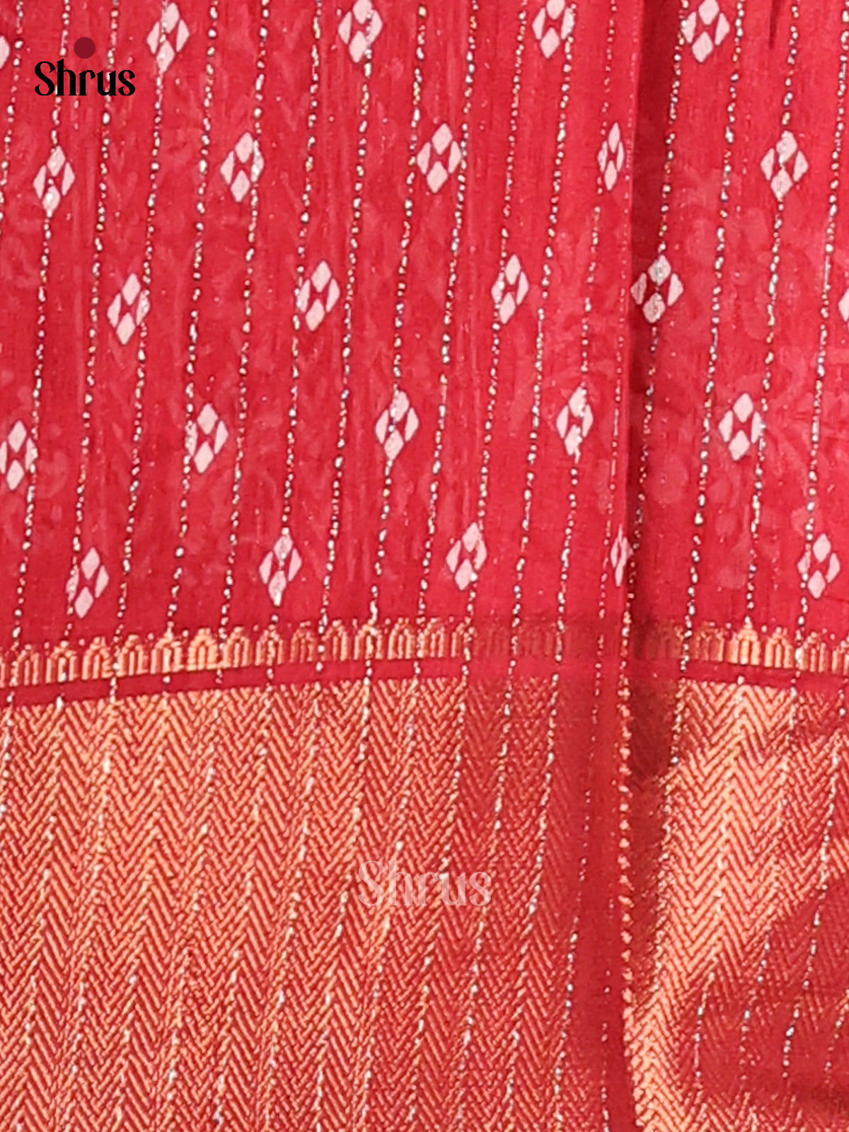 Maroon - Semi Crepe Saree - Shop on Shrus.com