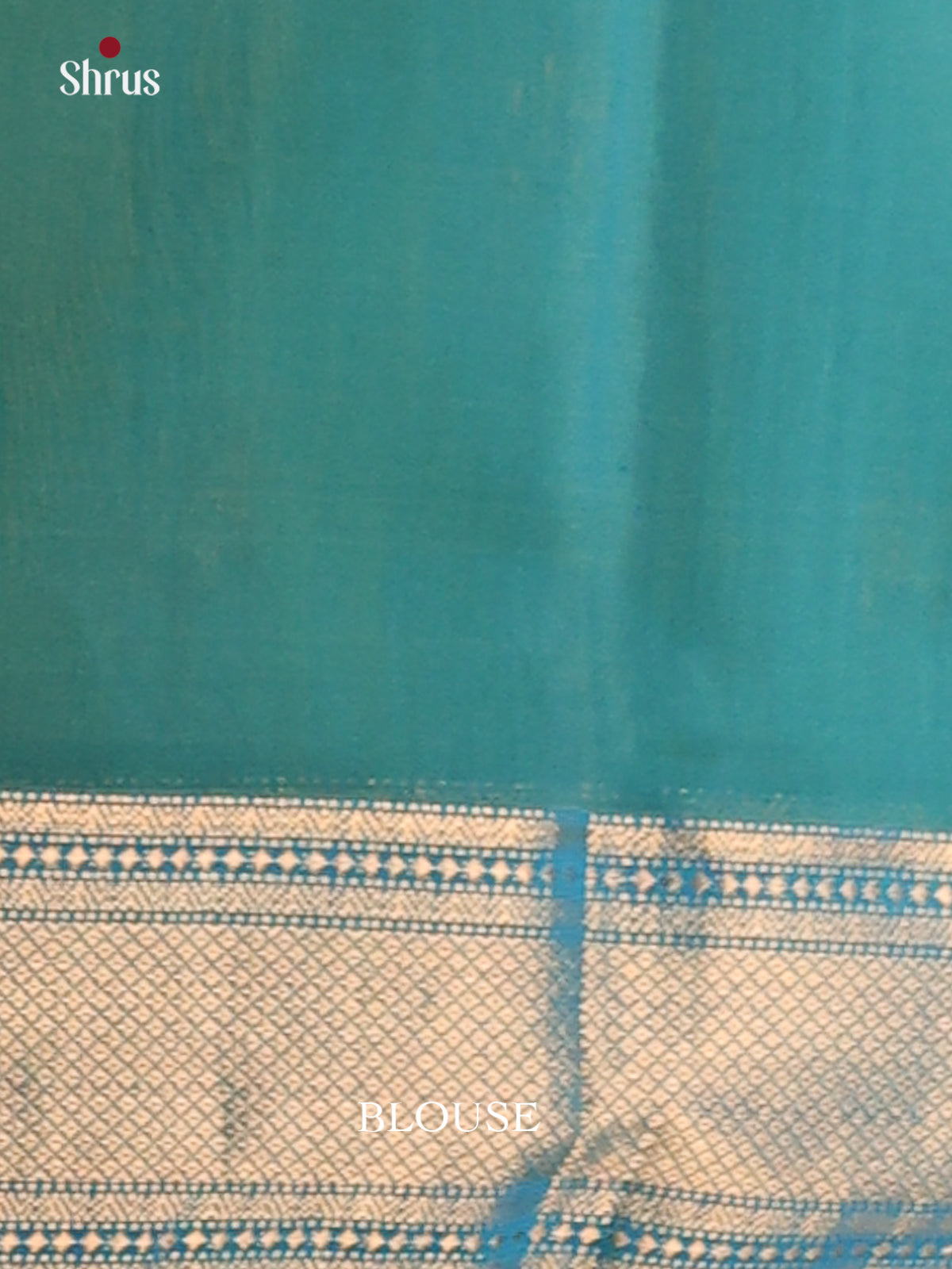 Yellow with Teal - Maheshwari silkcotton Saree - Shop on Shrus.com