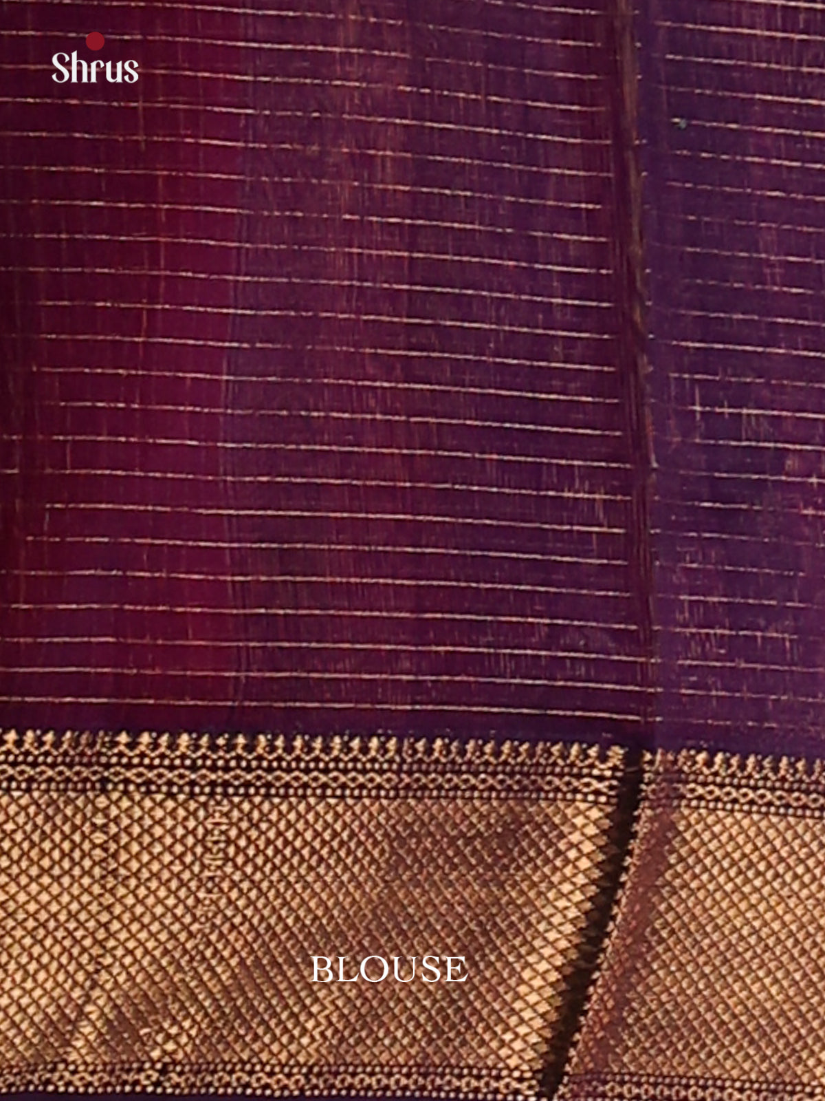 Majenta with Violet- Maheshwari silkcotton Saree - Shop on Shrus.com