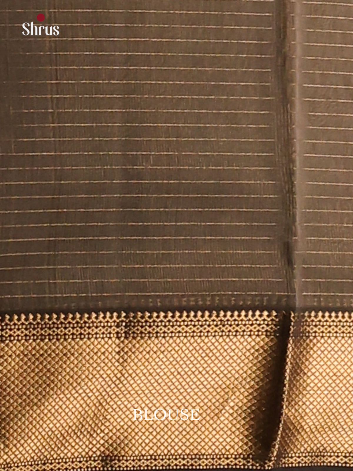 Grey(Single Tone)- Maheshwari silkcotton Saree - Shop on Shrus.com