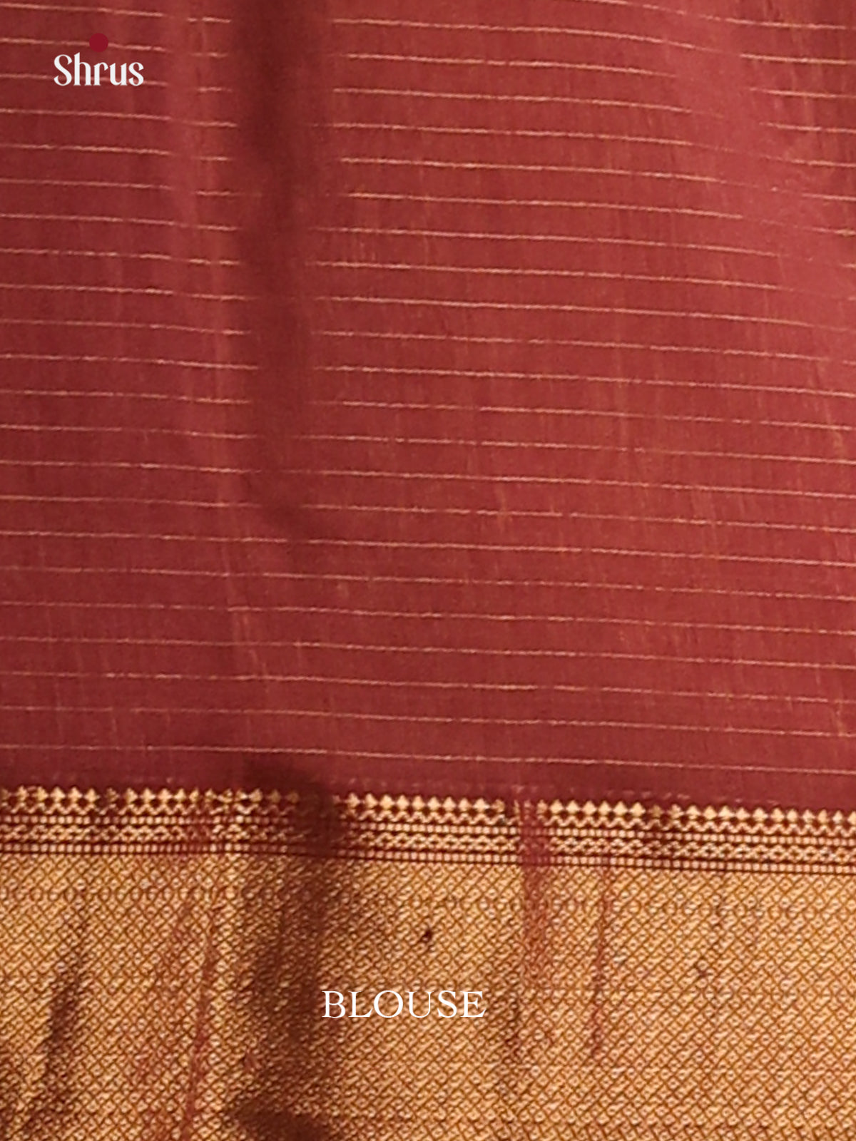 Brown(Single Tone)- Maheshwari silkcotton Saree - Shop on Shrus.com