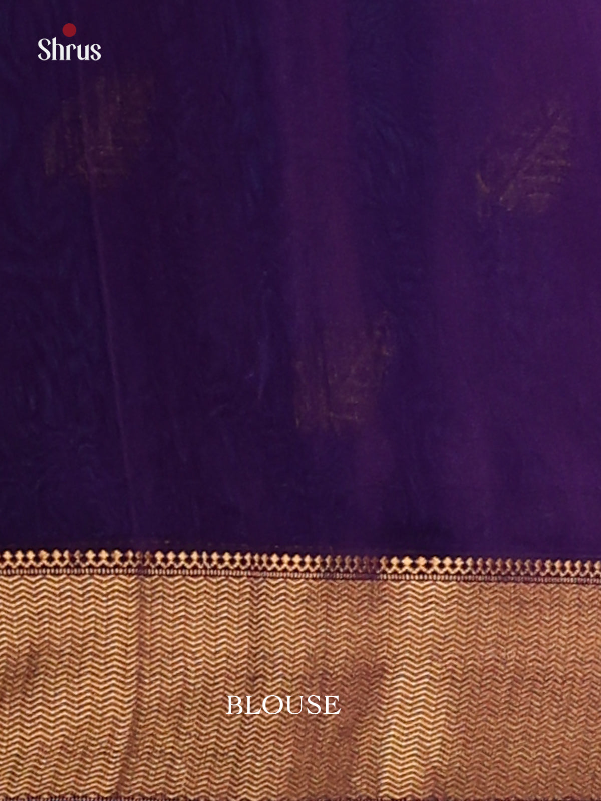 Blue with Violet - Maheshwari silkcotton Saree - Shop on Shrus.com
