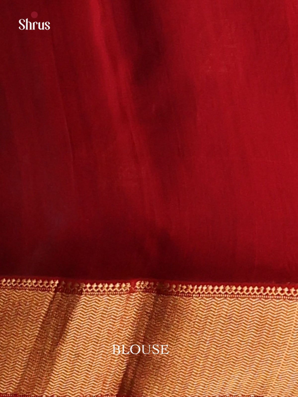 Blue with Maroon- Maheshwari silkcotton Saree - Shop on Shrus.com
