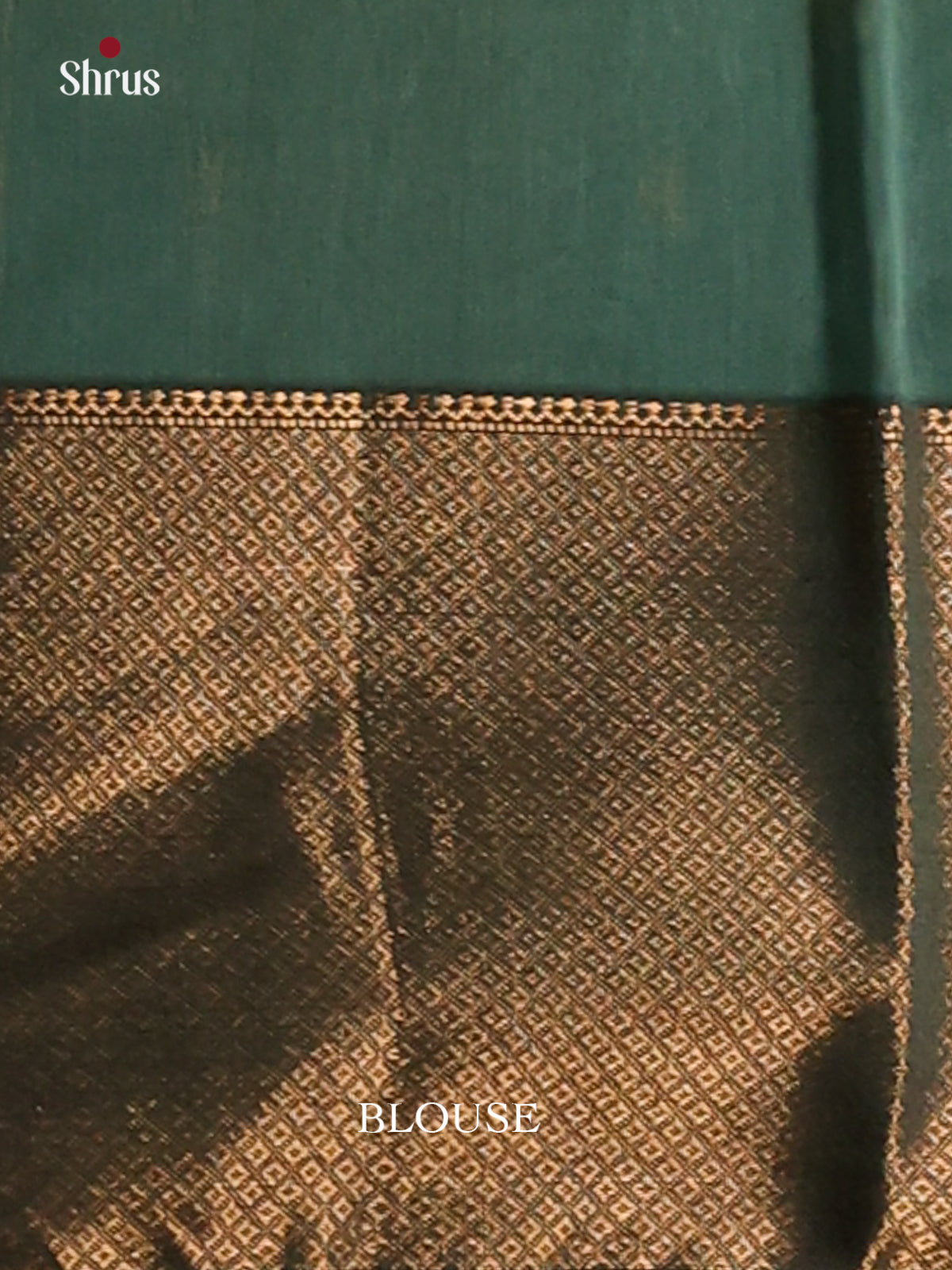 Green(Single Tone) - Maheshwari silkcotton Saree - Shop on Shrus.com