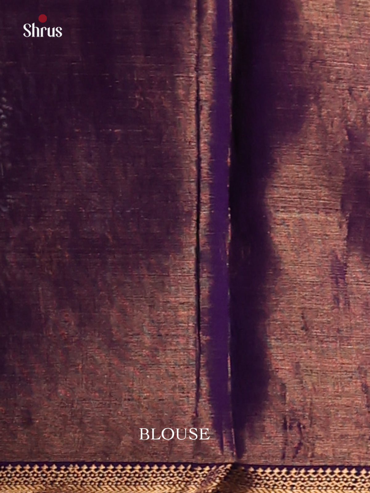 Blue with Violet - Maheshwari silkcotton Saree - Shop on Shrus.com