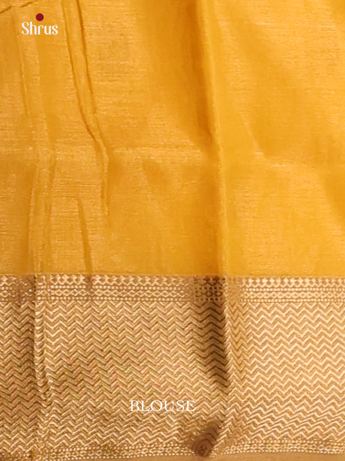 Yellow(Single tone)- Maheshwari silkcotton Saree - Shop on Shrus.com