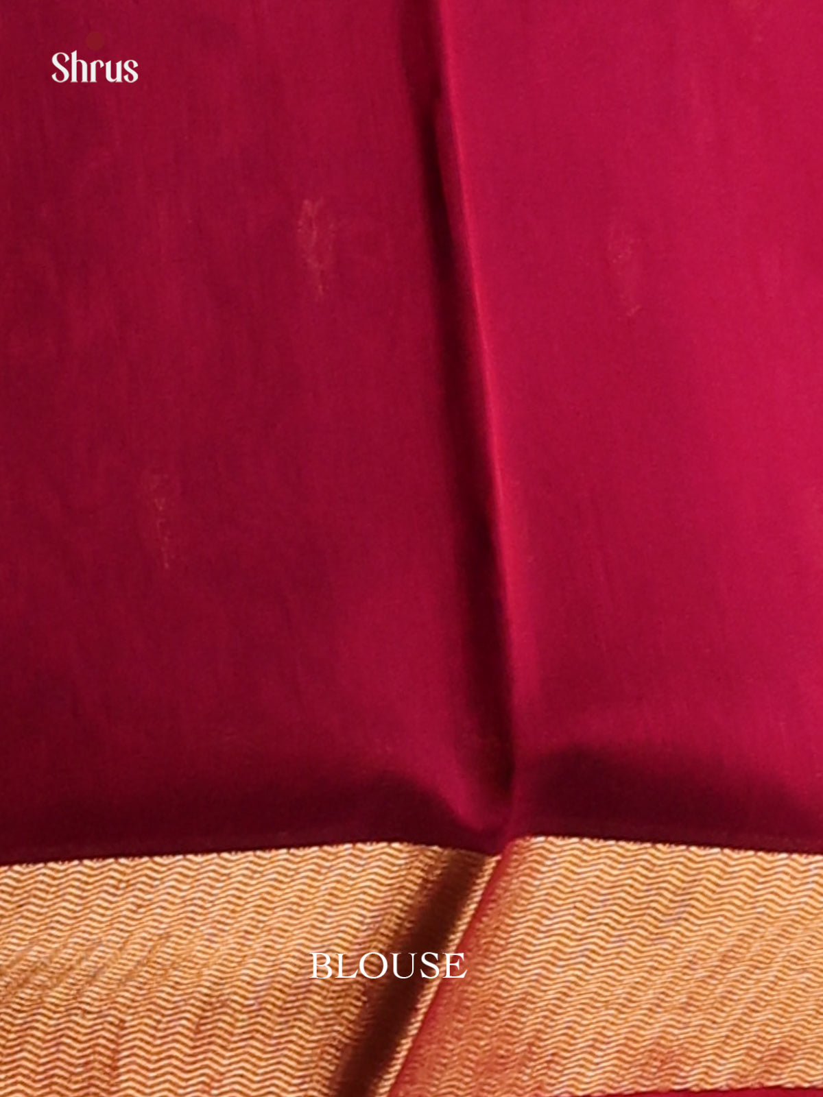 Violet with Maroon - Maheshwari silkcotton Saree - Shop on Shrus.com