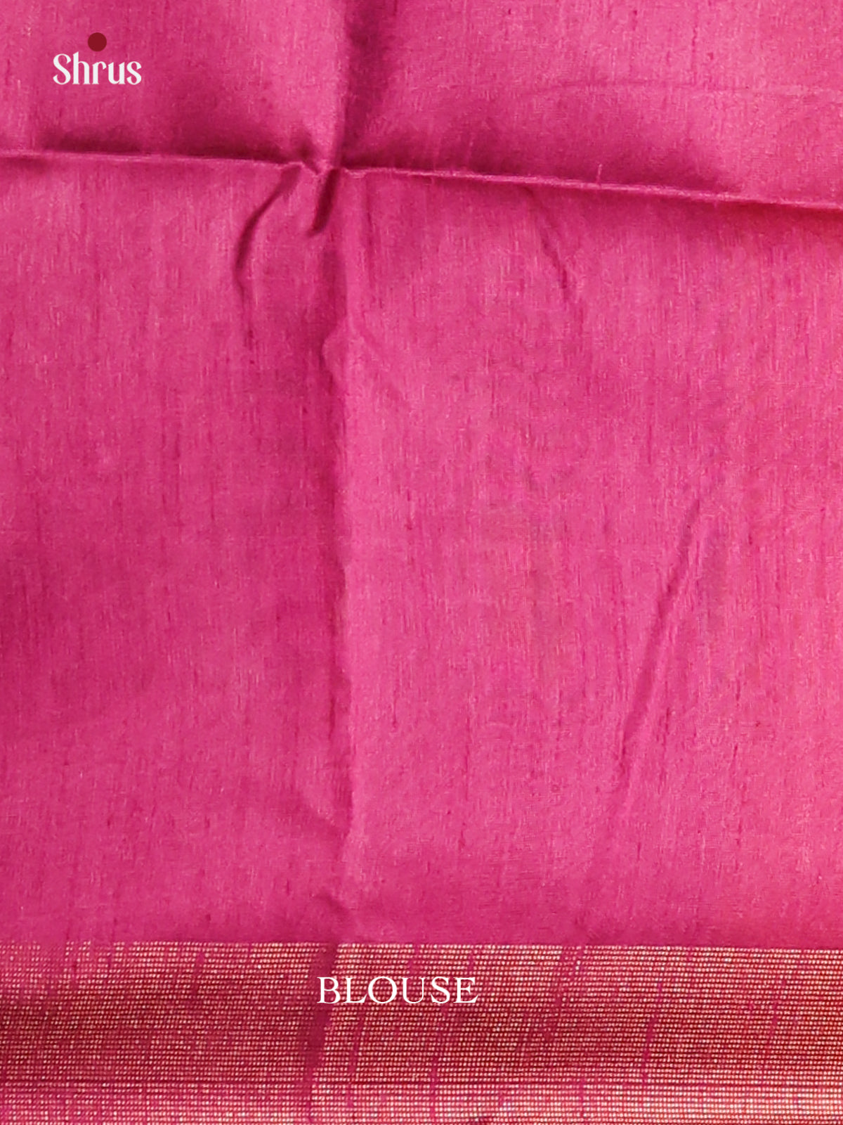 Orange with Purple- Semi Rawsilk Saree - Shop on Shrus.com