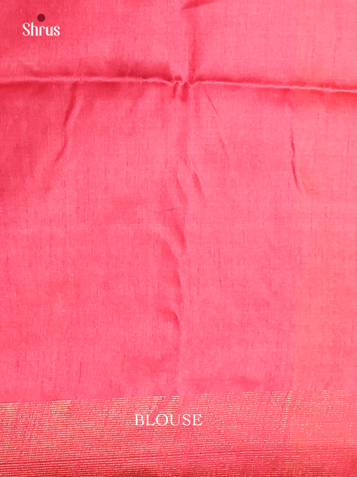 Yellow with Pink - Semi Rawsilk Saree - Shop on Shrus.com