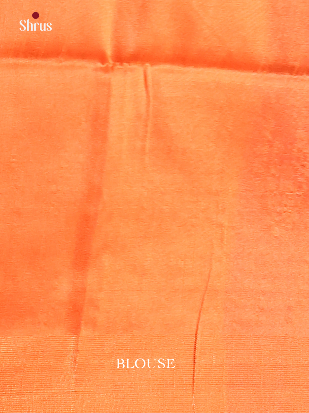 Purple with Orange - Semi Rawsilk Saree - Shop on Shrus.com
