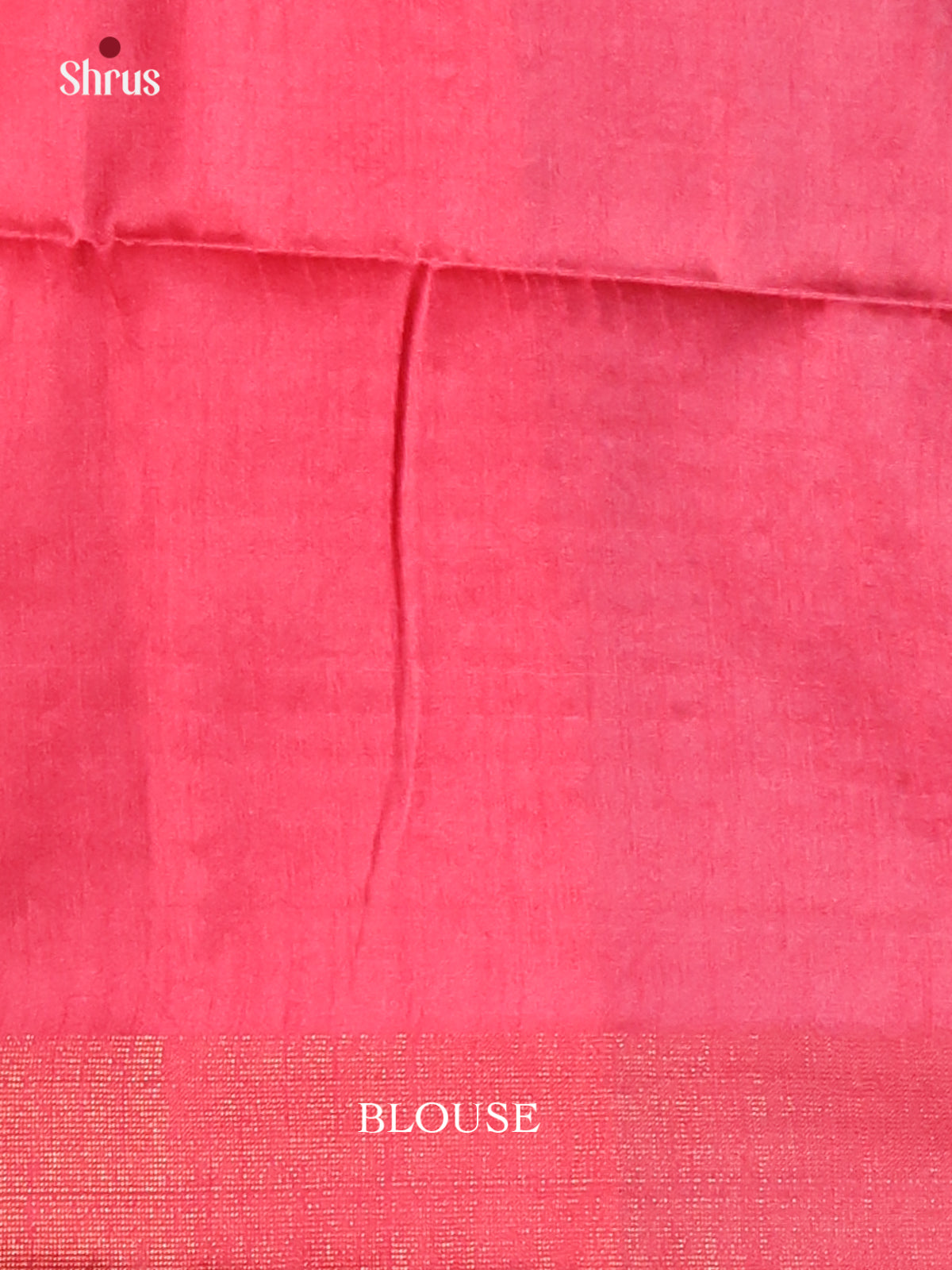 Green with Red - Semi Rawsilk Saree - Shop on Shrus.com