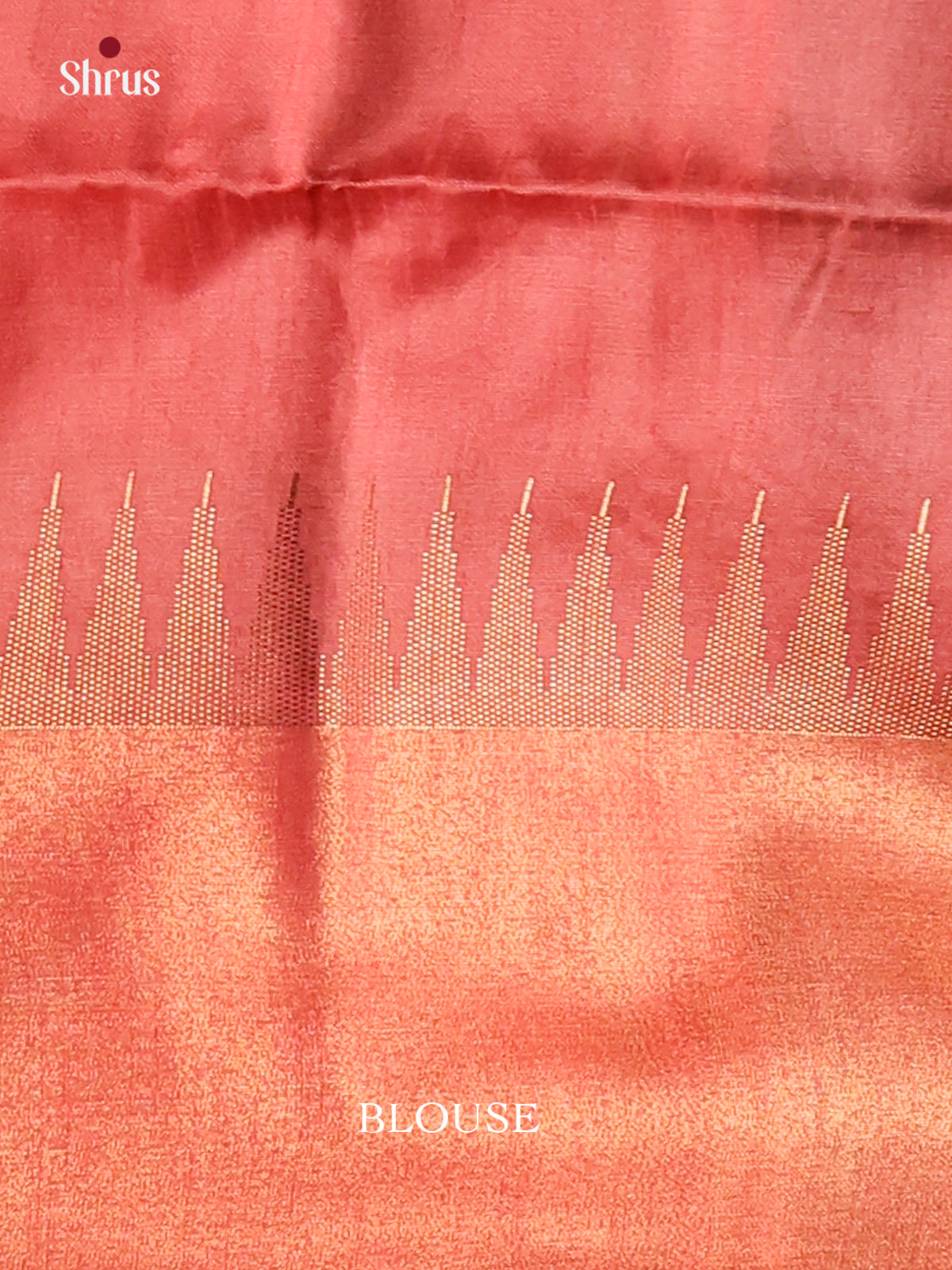 Green with Pink  - Semi Rawsilk Saree - Shop on Shrus.com