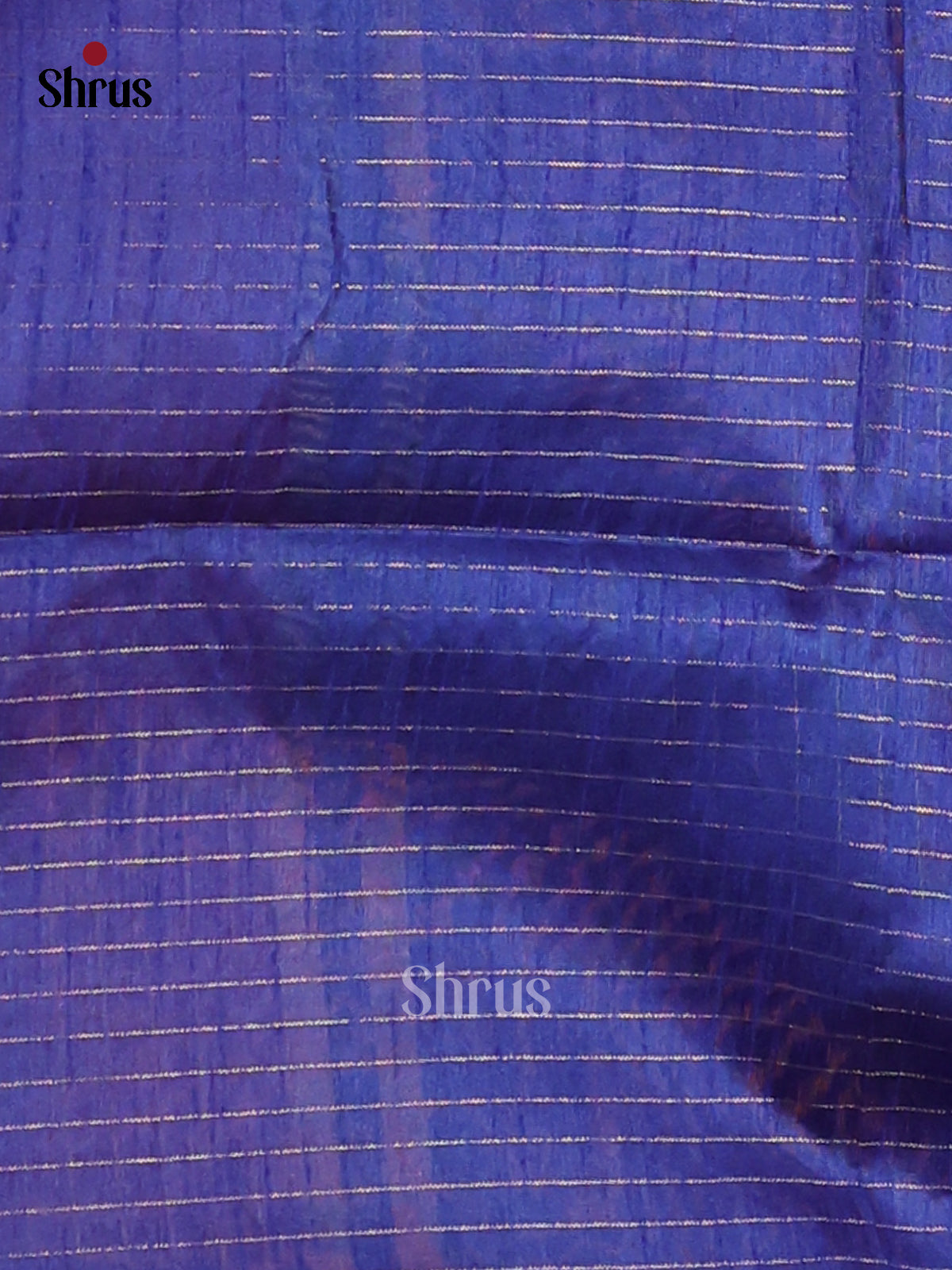 Pink & Blue - semi raw silk Saree - Shop on Shrus.com