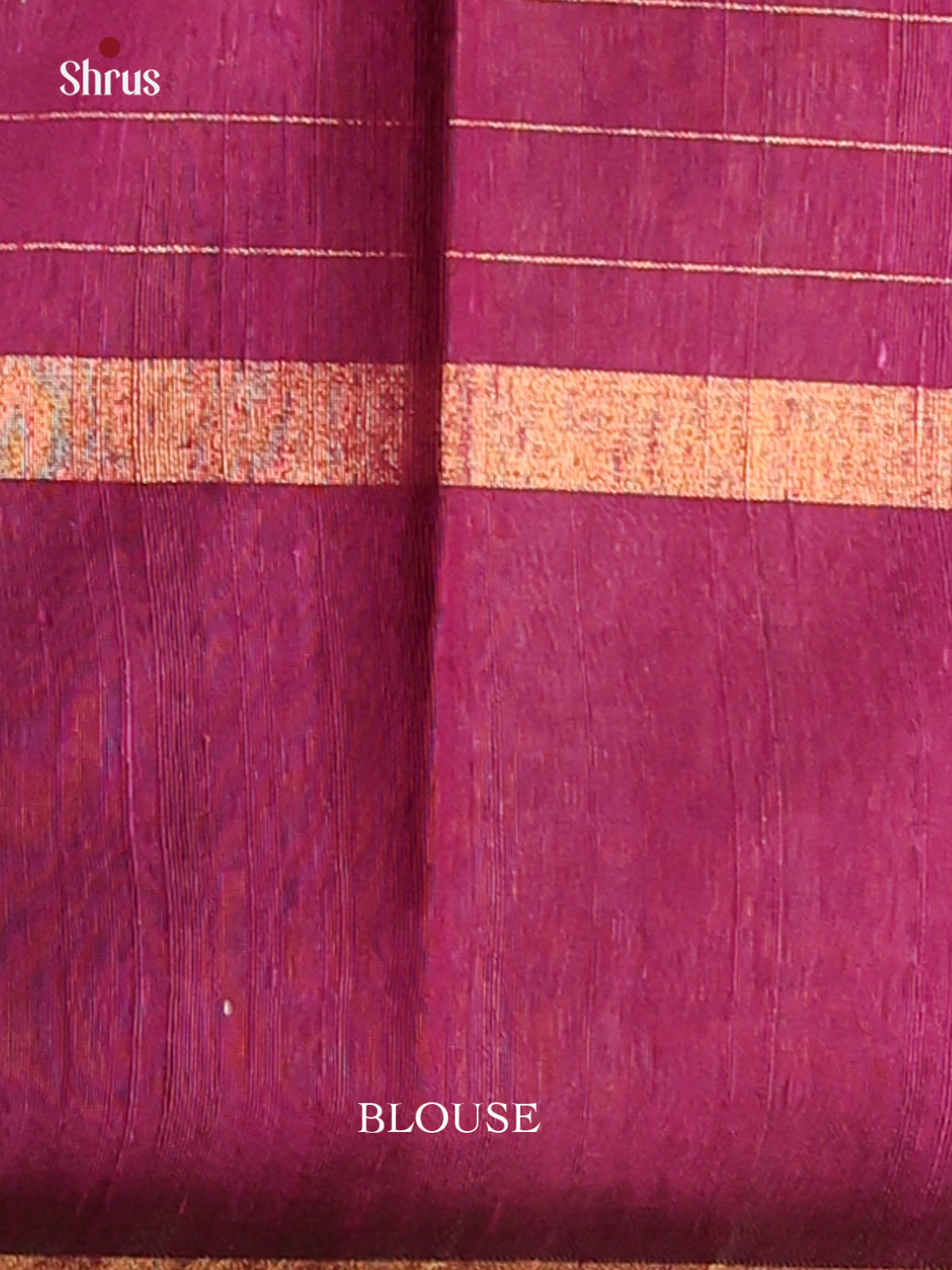 Graceful Purple Raw Silk Saree gleams with zari checks , self border - Shop on Shrus.com