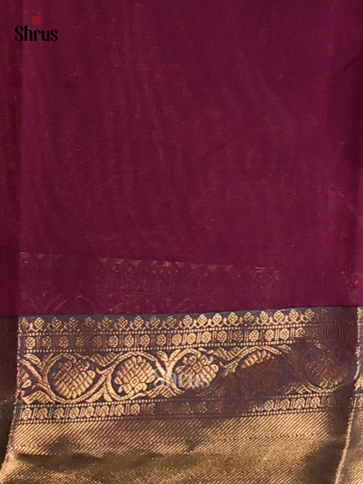 Purple with Green- Chettinad Cotton Saree - Shop on Shrus.com