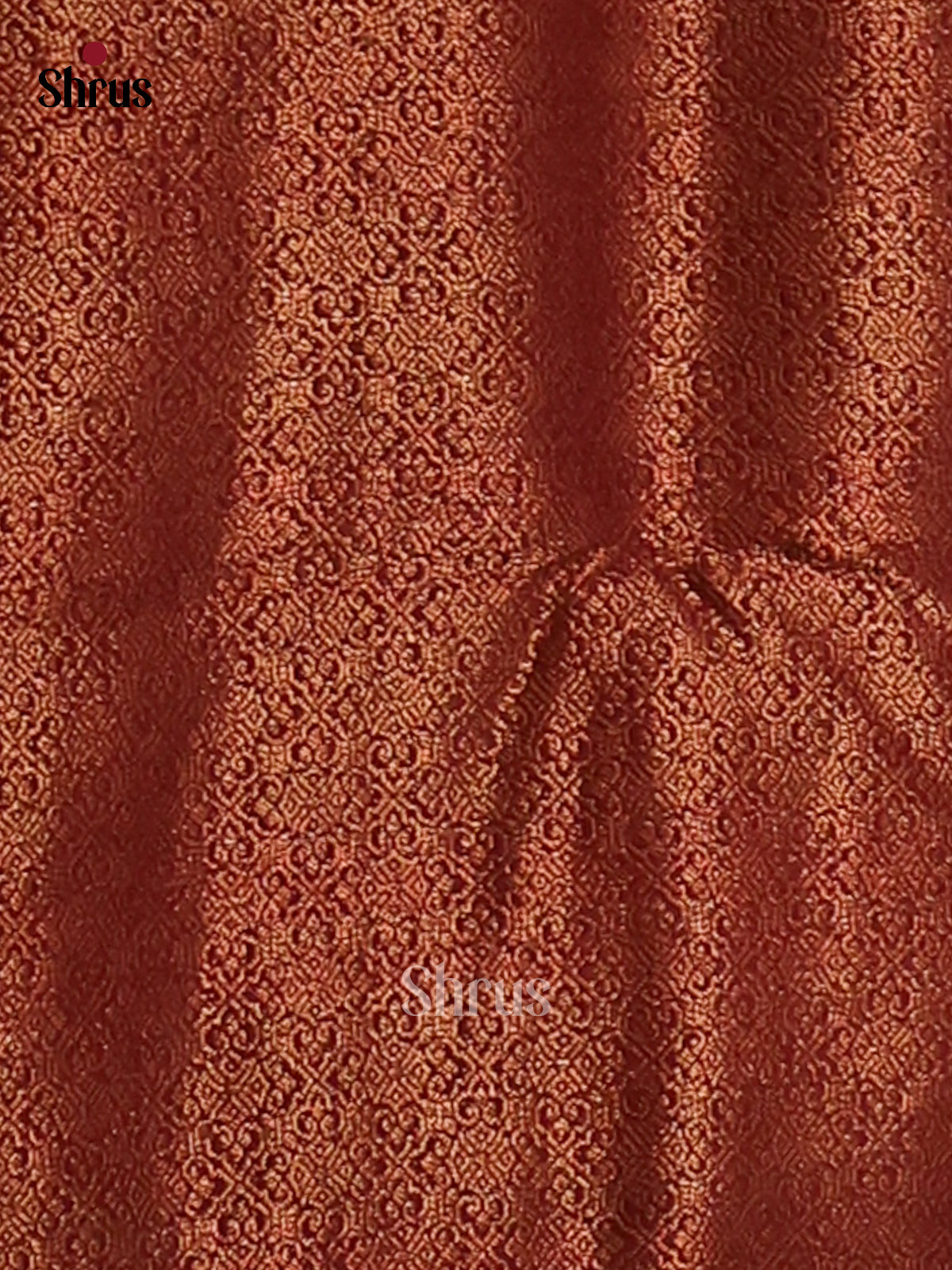 Beige & Maroon - Semi Jute Saree - Shop on Shrus.com