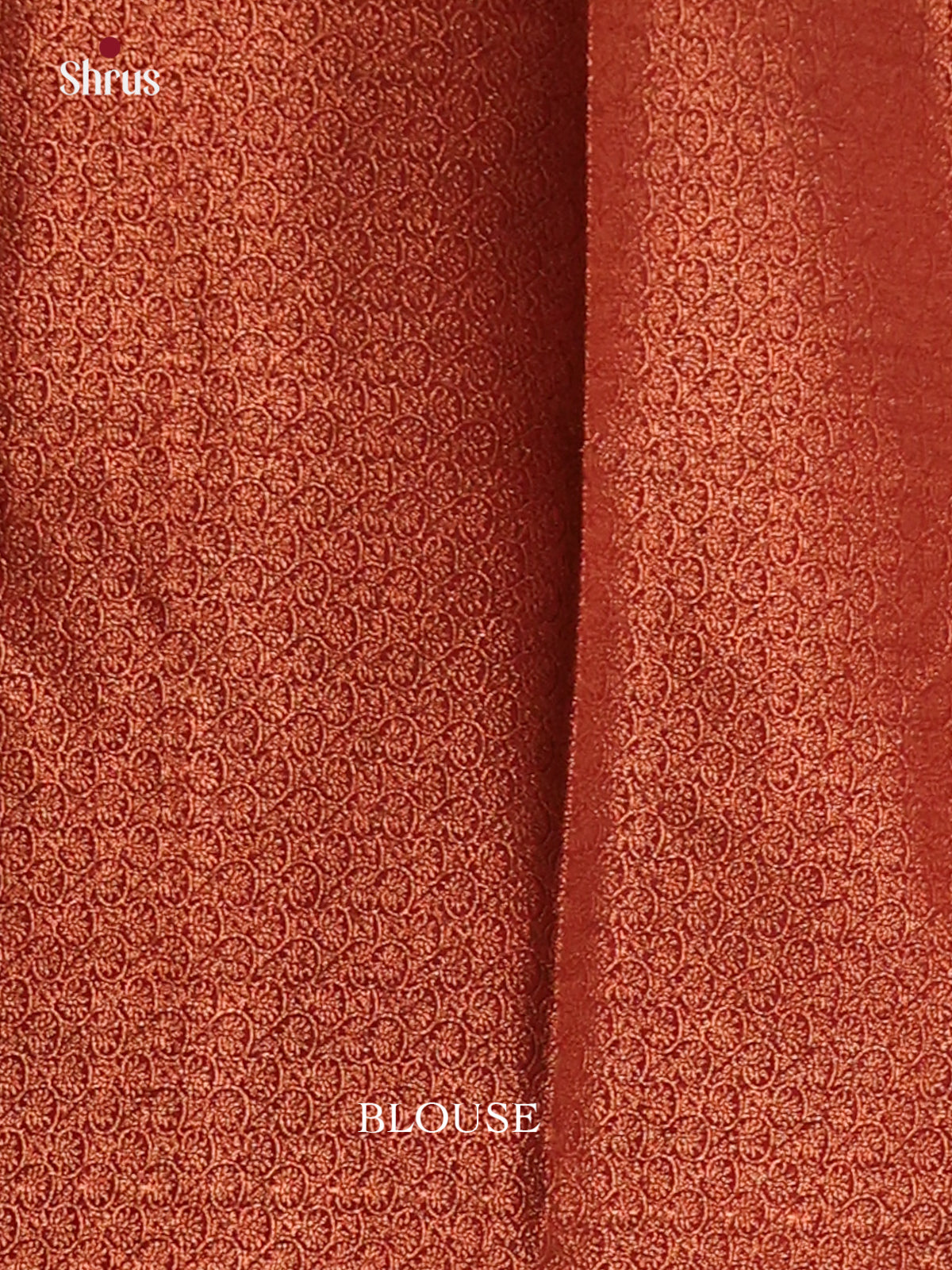 Chikoo with Maroon - Semi Jute Saree - Shop on Shrus.com