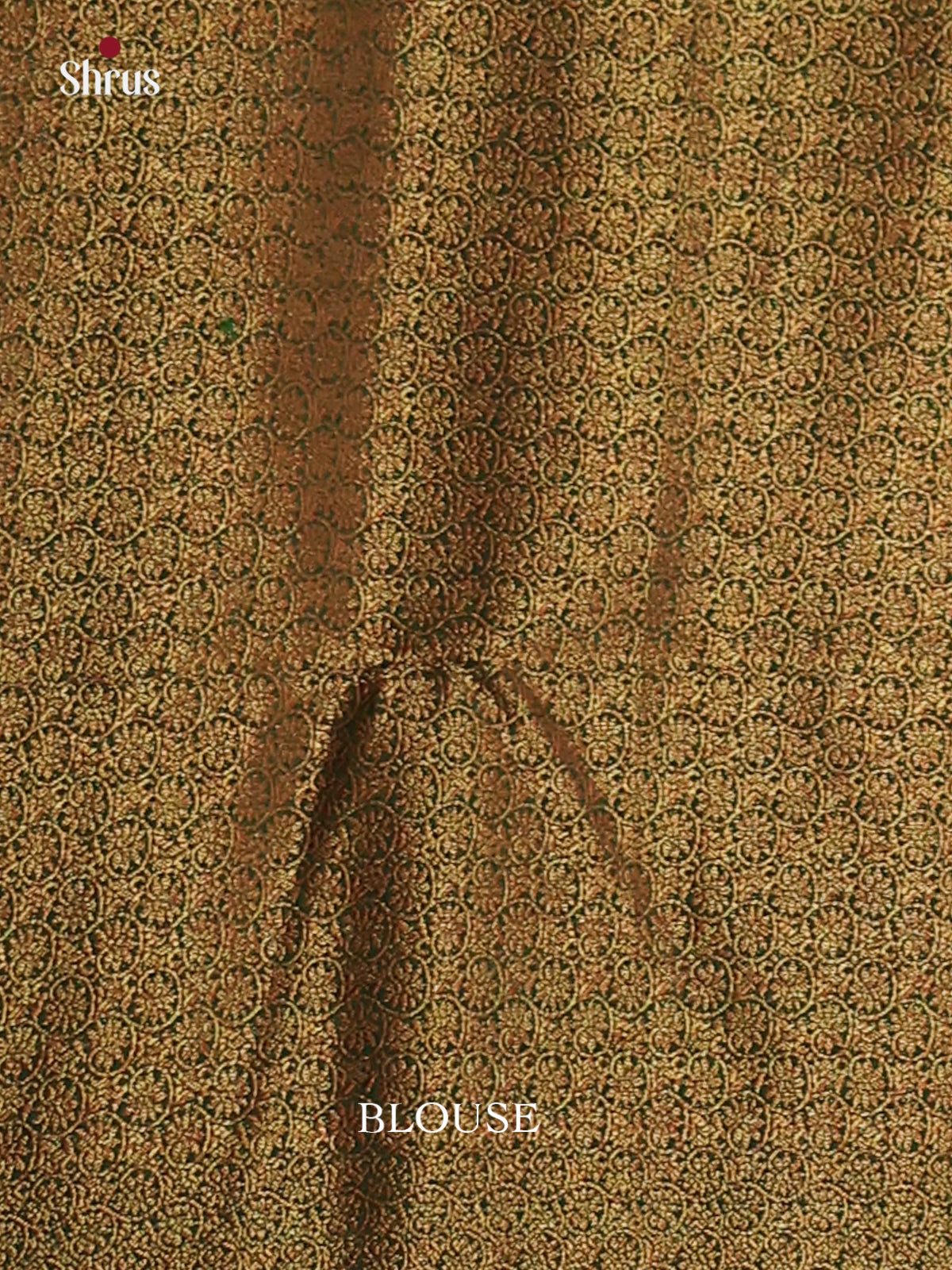 Orange with Green - Semi Jute Saree - Shop on Shrus.com