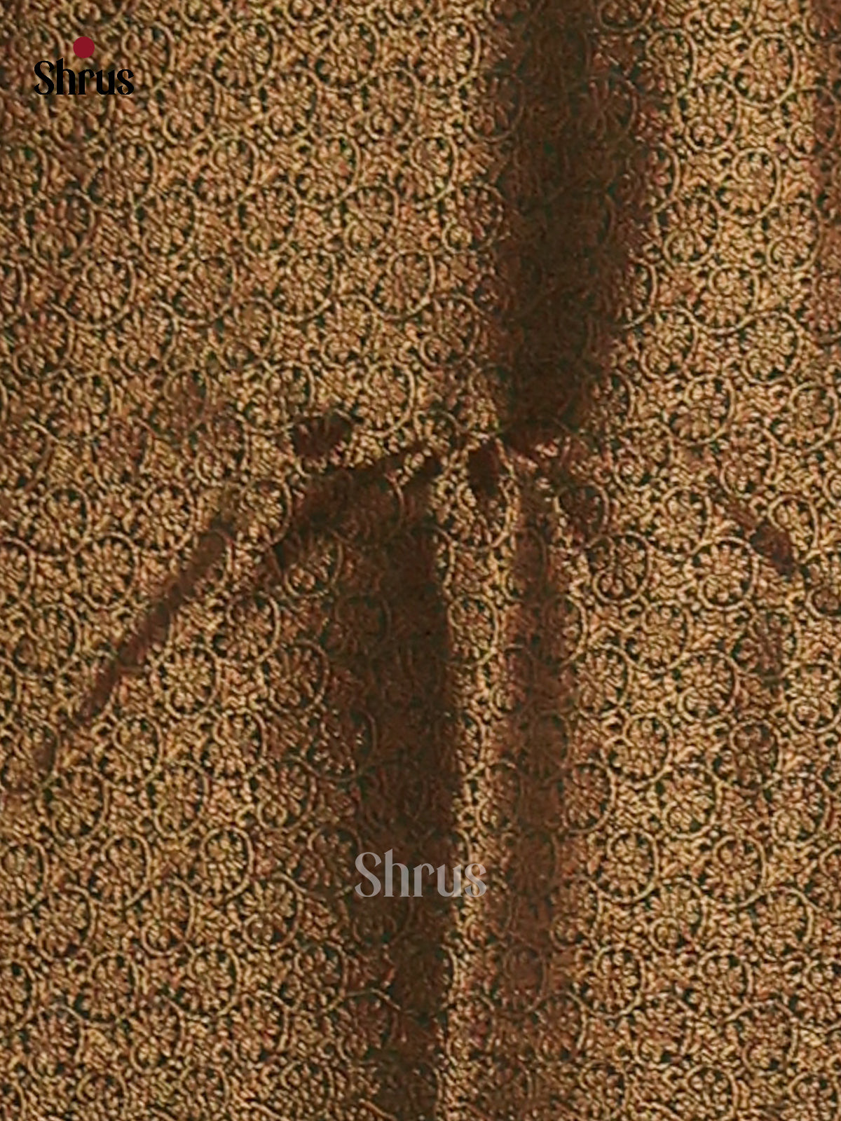 Red & Green- Semi Jute Saree - Shop on Shrus.com