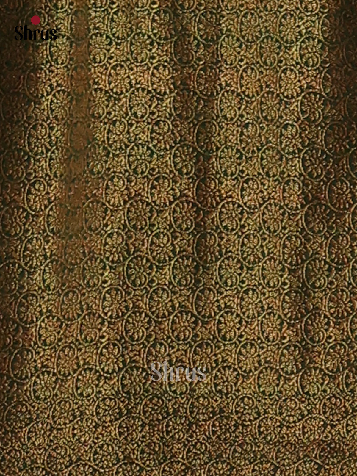 Mustard with Green- semi jute - Shop on Shrus.com