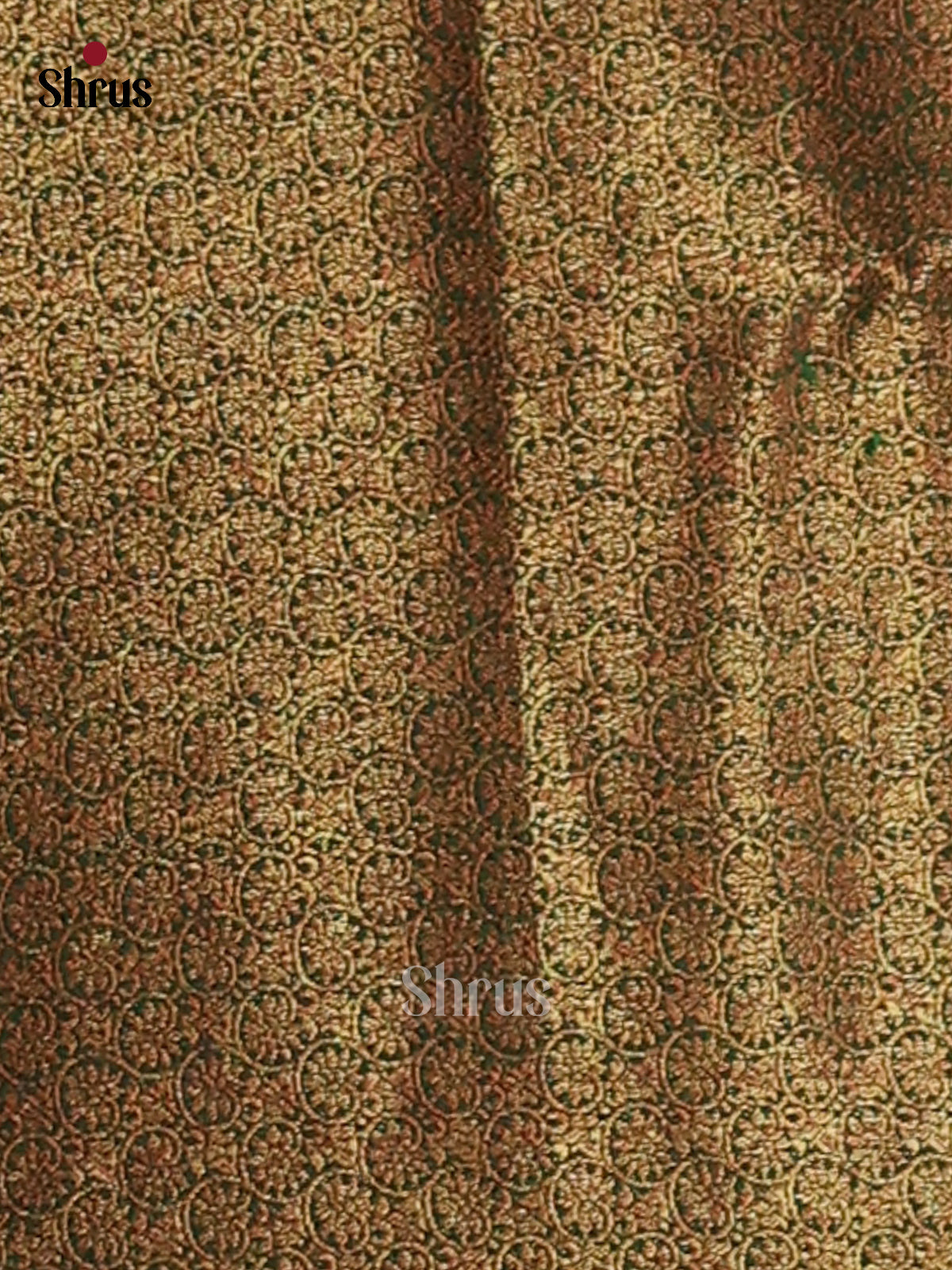 Mustard & Green- Semi Jute Saree - Shop on Shrus.com