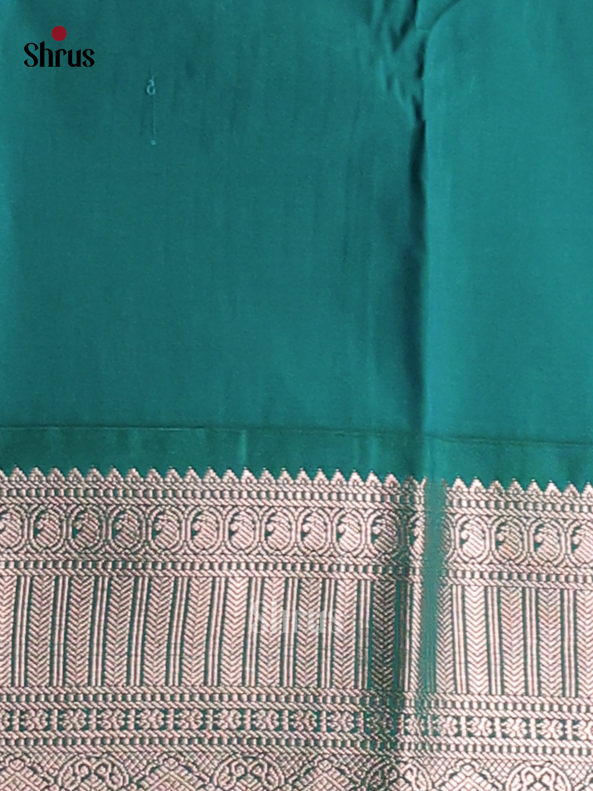 Vadamalli with Green- Semi Kanchipuram Saree - Shop on Shrus.com